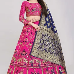 divastri Self Design Semi Stitched Lehenga Choli-picture-14