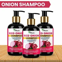 the 99 herbs company Red Onion Hair Oil 200ml (Pack of 3) for Hair Growth & Hair Fall Control-picture-12
