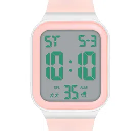 SWADESI STUFF Unisex Dial & Straps Digital Automatic Watch SDS 157 PINK 9 image 2