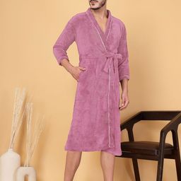 FABINALIV  Men Bath Robe With Belt-picture-10