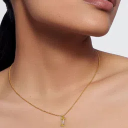 KISNA DIAMOND AND GOLD JEWELLERY Women 18KT Gold & Diamond Pendant 0.01 CT-image-98