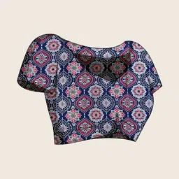 BHAGYAVATI DESIGNER Ethnic Motifs Pure Crepe Designer Bomkai silk Saree image 4