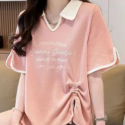 StyleCast x Revolte Typography Printed Short Sleeves Top-picture-22