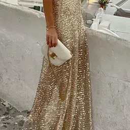 StyleCast Embellished Sequin Maxi Skirt image 2