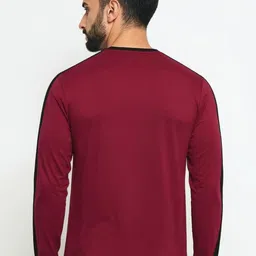 AUTNA Men Abstract Printed Round Neck Cotton T-shirt image 4