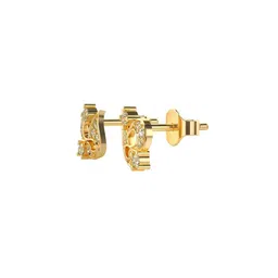 VALANOVA 14Kt Yellow Gold 0.26 Carat Lab Grown Diamond Earrings image 2