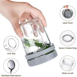 flipkart smartbuy Glass Utility Container- 350 ml image 5