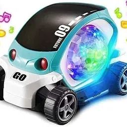 kettoby 360-Degree Rotating Stunt Car Musical Stunt Car Flashing Light & Music for Kids-picture-17