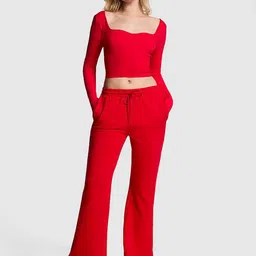 Victoria's Secret Women Mid-Rise Bootcut Trousers-image-94