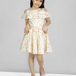 Naughty Ninos Tropical Print Fit & Flare Dress-picture-23