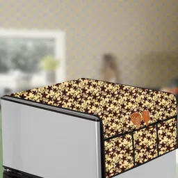 The Furnishing Tree Yellow Plastic Refrigerator Cover-picture-22