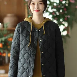 Mast & Harbour Women Solid Longline Quilted Jacket image 3