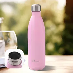 The Better Home Pink Single Stainless Steel Double Wall Vacuum Water Bottle-image-83