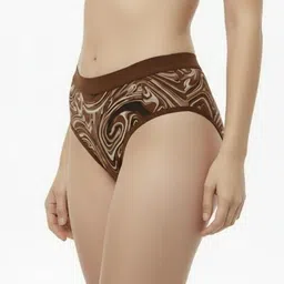 samwar Women Hipster Brown Panty image 3