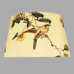 kapoor lampshades Creative Multicolour Linen Printed Lampshade image 2
