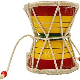 MAGA MART Musical Natural Damru Best Quality M.M Damaru-image-5