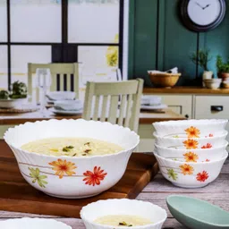 cello Opalware Dessert Bowl Glass Pudding Bowl Set image 1