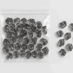 gift corner Clear Acrylic Diamond Gems – Decorative Crystal Stones for Vase Filler Polished Rectangular Crystal Pebbles image 2