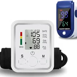 Balson Combo Pack BLSN-555 Digital BP Monitor for Home Use Fully Automatic & BLSN-32 Digital Pulse Oximeter One Touch Key Operation Bp Monitor-picture-15