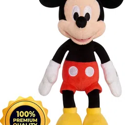 ag enterprises Adorable Mickey Mouse Stuffed Toy – Super Soft Fabric, Perfect for Kids - 44 cm image 2