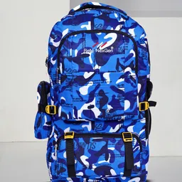 Military Print Backpack Hiking Bag Trekking Bag for Men Women Rucksack- 55 L-image-9