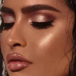 florero Highlighter Shimmer & Blusher Palette for Face Makeup Highlighter image 4