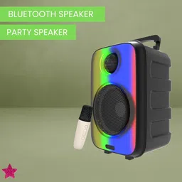 GUGGU Rainbow (BLUETOOTH TROLLEY SPEAKER) Deep Bass Stereo Sound With Karaoke MicIN326 35 W Bluetooth Party Speaker-image-73