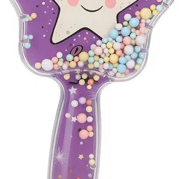 minifab Purple Star Shape Bead-Filled Comb for Kids image 2