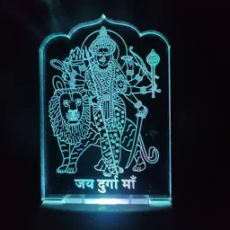 gadgets world durga maa Picture Light Wall Lamp With Bulb-picture-10