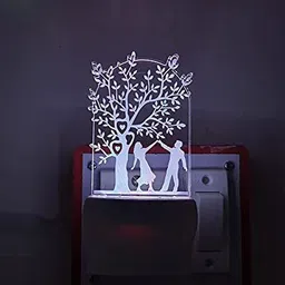 red robin Step Light Wall Lamp With Bulb image 1