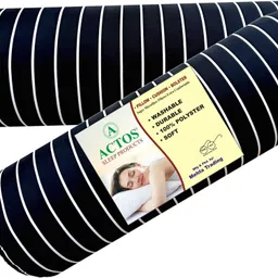 actos Round Microfibre Stripes Bolster Pack of 2-picture-35