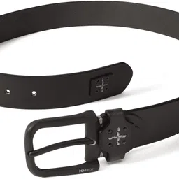 hrx by hrithik roshan Men Casual Black Genuine Leather Belt image 4