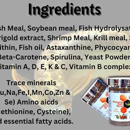 foodie puppies WA Arowana Nutri Sticks - 200g | Floating Pellets| Feed for All Carnivorous Fish Fish, Shrimp 0.2 kg Dry Adult, New Born, Senior, Young Fish Food image 3