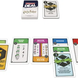 monopoly Deal: HARRY POTTER Card Game | Family Games for Kids and Adults | Ages 8 and Up image 3