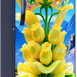 parthdecore 49 inch Fridge Single Door Wallpaper Sticker Wrap For Refrigerator (Size 24x49 inch) Self Adhesive Sticker-picture-11