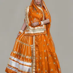 shrihari business Embroidered Semi Stitched Rajputi Poshak-picture-26