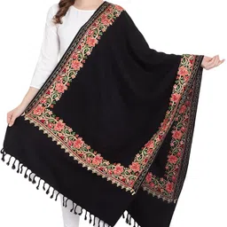 RADHE PRODUCTS Wool Embroidered Women Shawl-picture-27
