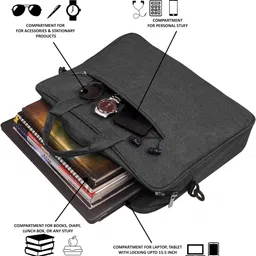 hvh world Men & Women Grey Messenger Bag image 4