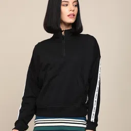 flying machine Women Full Sleeve Solid Sweatshirt-picture-12