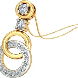 avsar AVP515YA 18kt Diamond Yellow Gold Pendant image 3