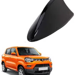 spreadx Shark Fin Roof Antenna Aerial ABS AM/FM Radio Signal for S-Presso - Black Whip Vehicle Antenna-picture-15