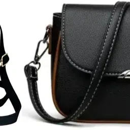 Black, Black Women Sling Bag Sling bag-image-20