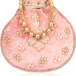 misha Girls Beige Potli image 4