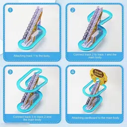 pringo Small Duck Slide Toy Set with Music, Lights-Climbing(Battery Operated) image 4