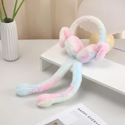 highever Cute jumping rabbit with chuchu sound boys earmuffs for kids girls (RANDOM COLOR Ear Muff image 2