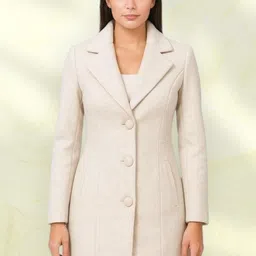 pepzoo Women Solid Double Breasted Casual Blazer image 1