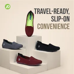 doctor extra soft Fashionable Memory Foam Casuals, Stylish, Walking, and Sports Slip On Sneakers For Women image 5