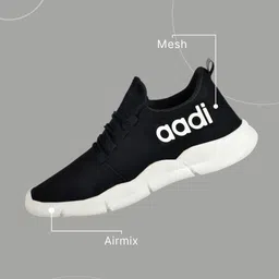 aadi Mesh| Lightweight| Premiun| Comfort| Summer Tendy| Outdoor| Running Sneakers For Men image 3