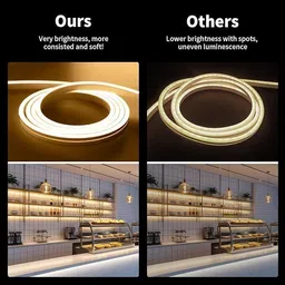 newness 600 LEDs 5 m Yellow, White Steady Strip Rice Lights image 4