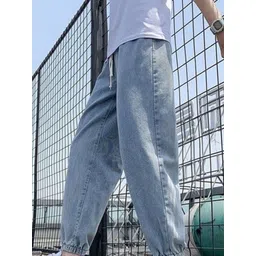 StyleCast Men Jogger Mid-Rise Light Fade Jeans image 2